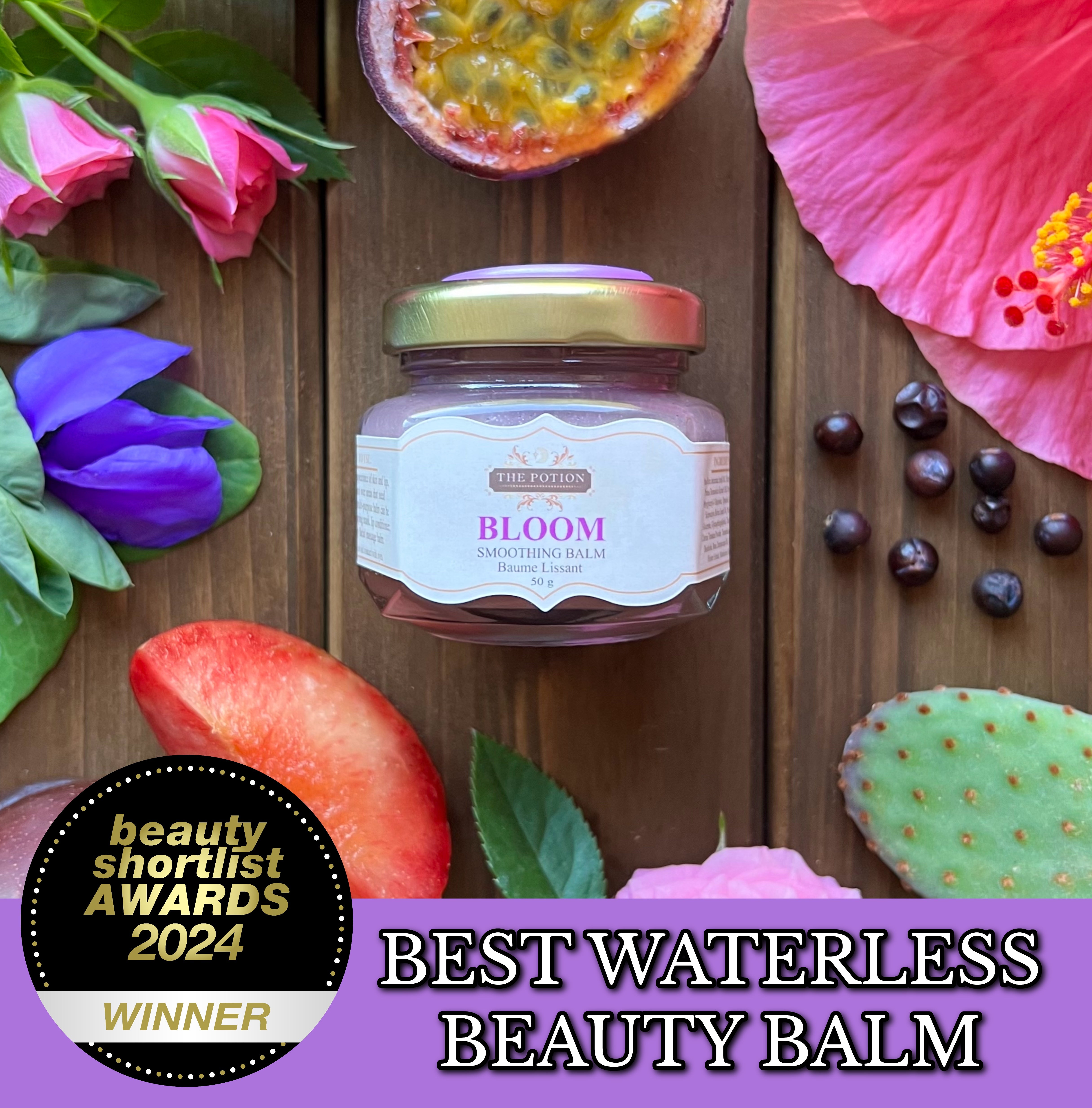 BLOOM. Smoothing Facial Balm. The Potion Masters